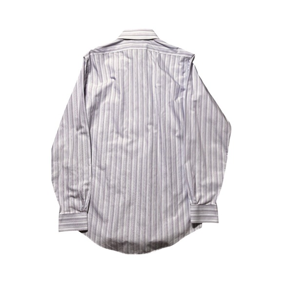 Brooks‎ Brothers Classic Fit Purple Striped Button Down Shirt Men 15\33 Supima - Picture 3 of 8